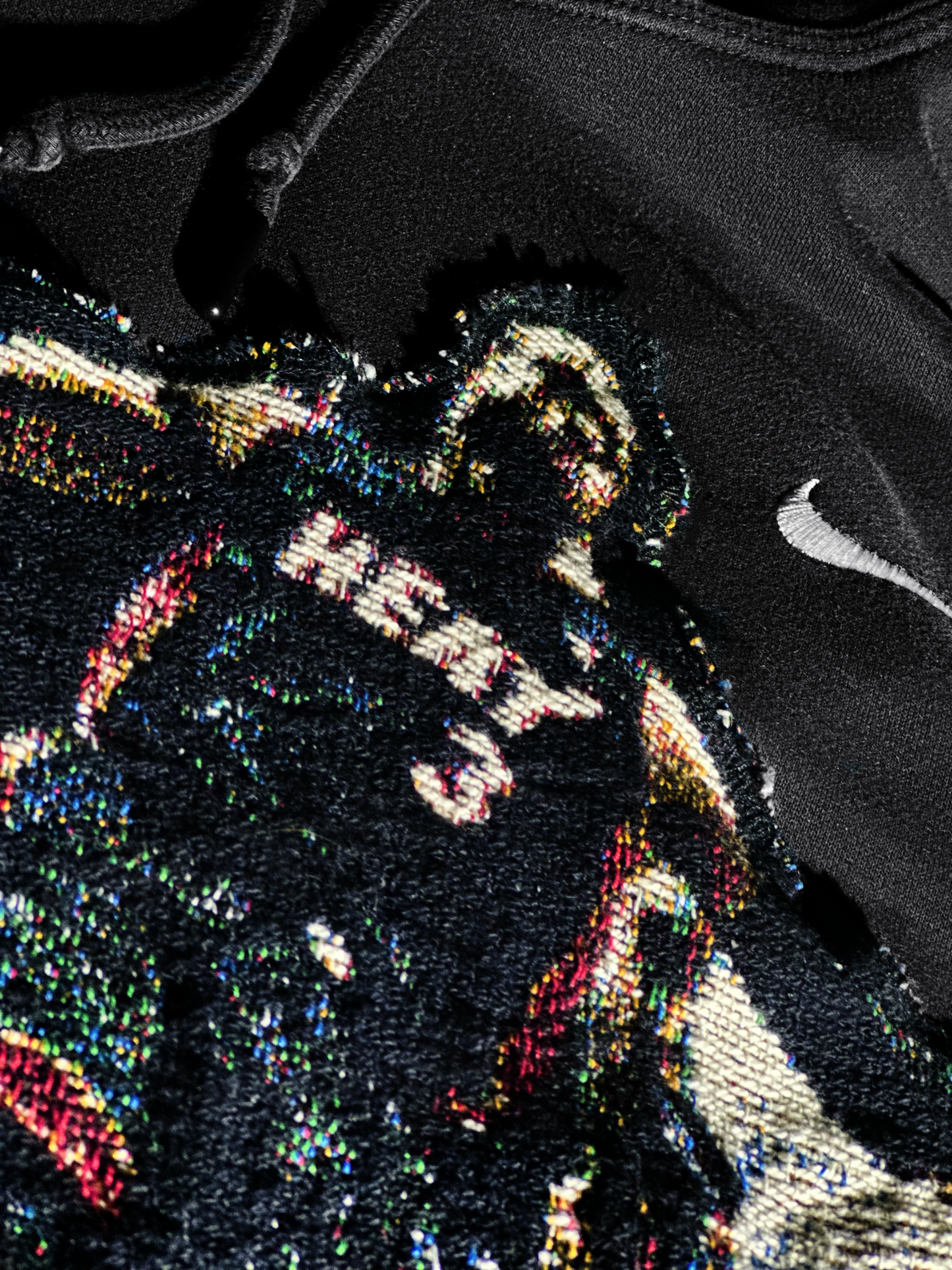 1 Of 1 NIKE HEAT DUNK TAPESTRY HOODIE REWORK