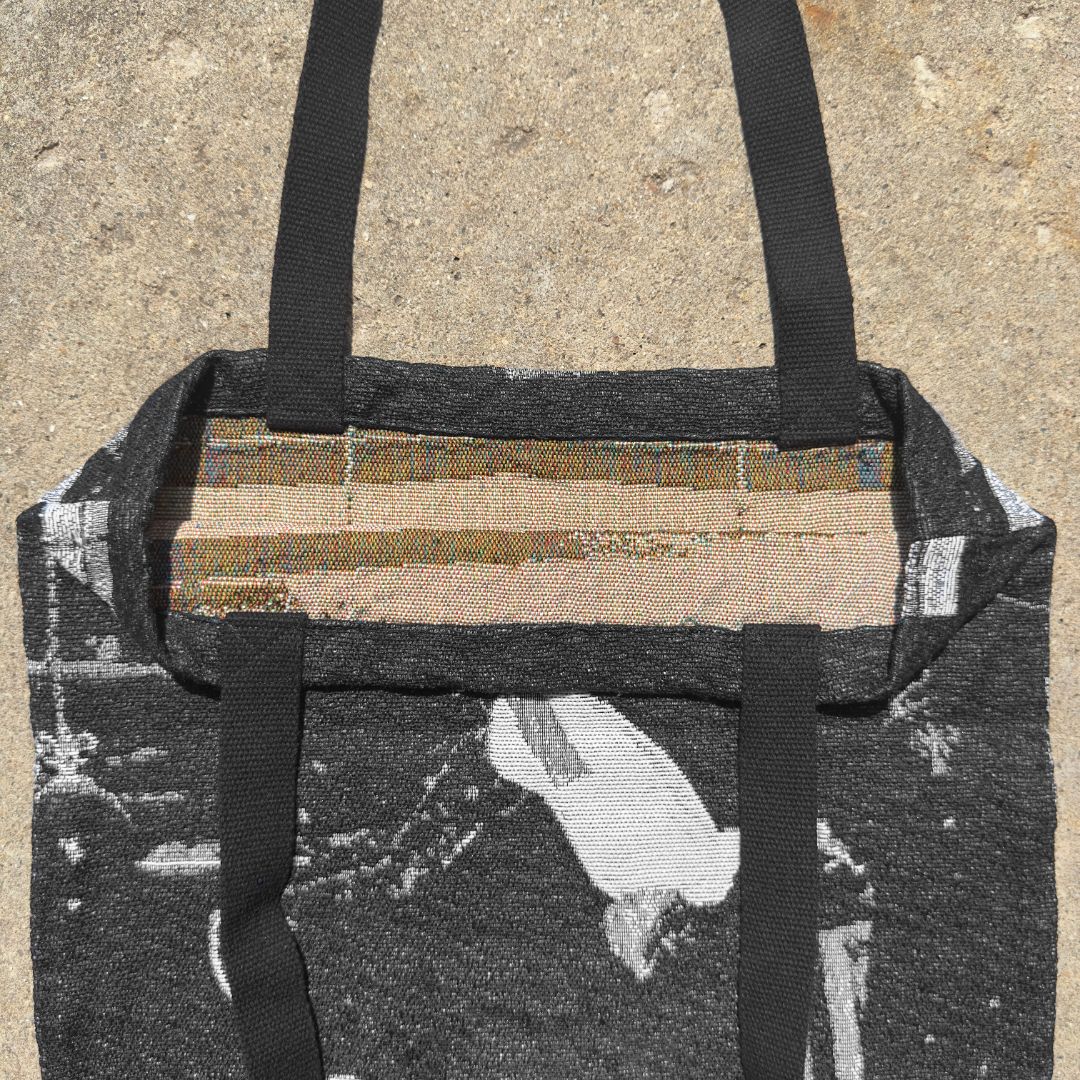 DIE LIT TAPESTRY TOTE BAG