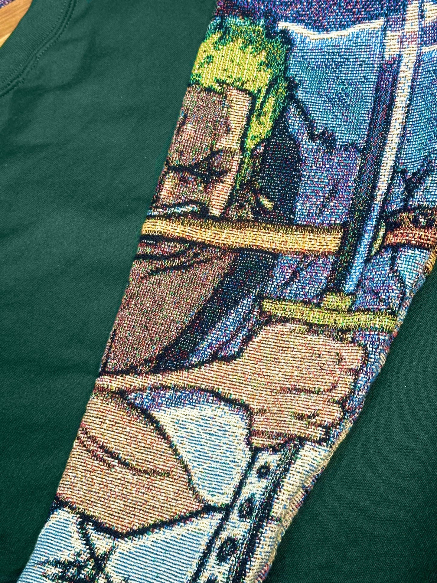 ZORO TAPESTRY SLEEVE SWEATSHIRT/HOODIE