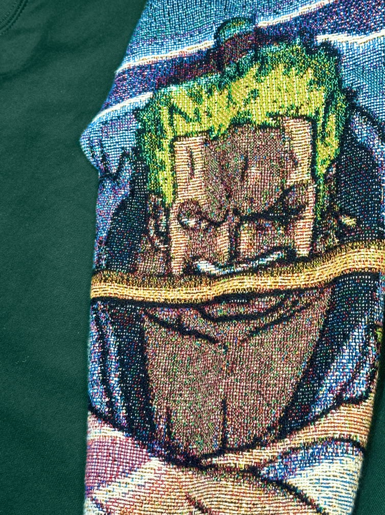 ZORO TAPESTRY SLEEVE SWEATSHIRT/HOODIE