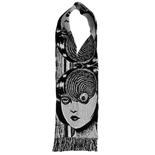 JUNJI ITO SPIRAL TAPESTRY SCARF